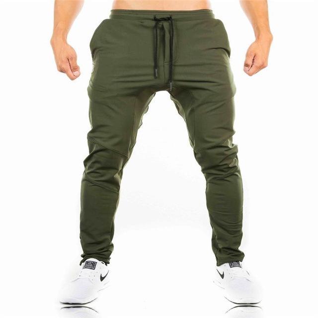 Men's Trousers Zipper Decoration Fitness Long