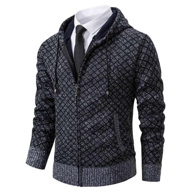 Men's Coat Hooded Slim Fit Short