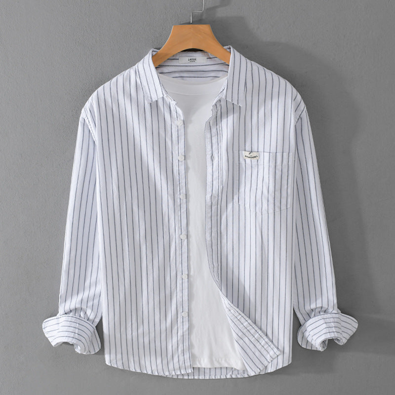 Striped Iron-Free Shirt