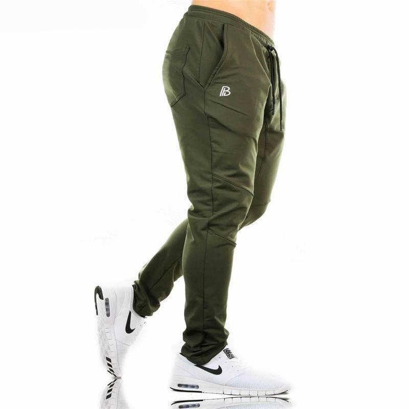 Men's Trousers Zipper Decoration Fitness Long