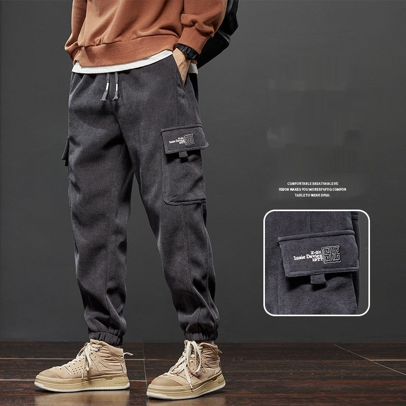 Men's Pants Sports Pants Ankle-tied Trousers