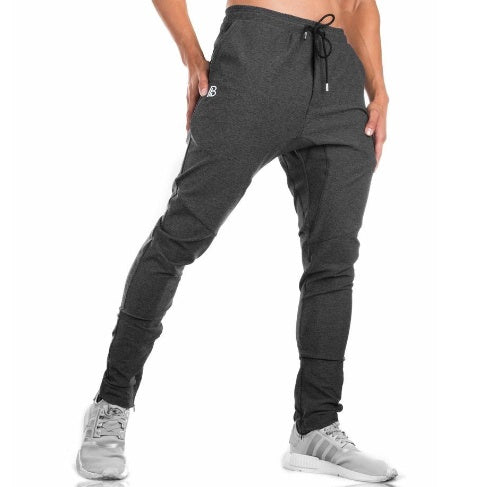 Men's Trousers Zipper Decoration Fitness Long