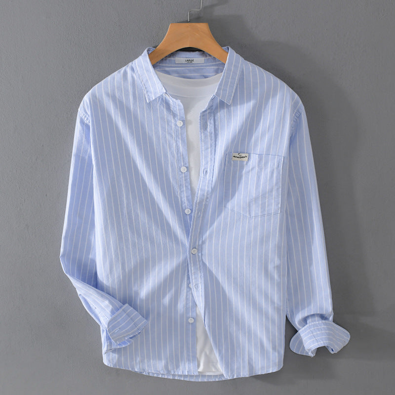 Striped Iron-Free Shirt