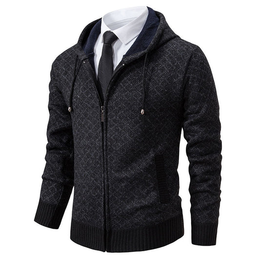 Men's Coat Hooded Slim Fit Short