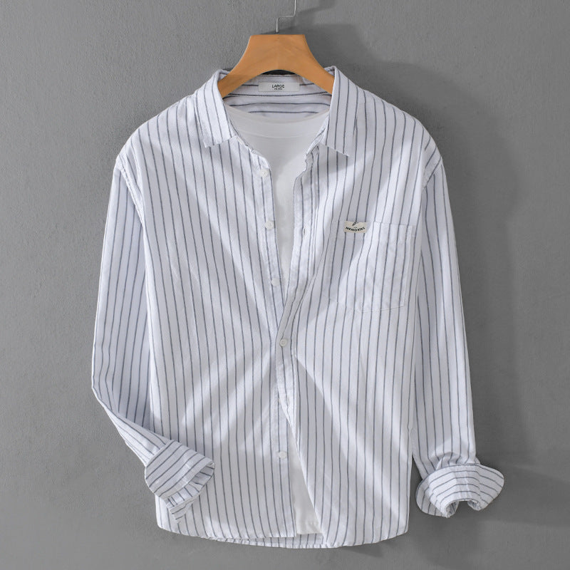 Striped Iron-Free Shirt