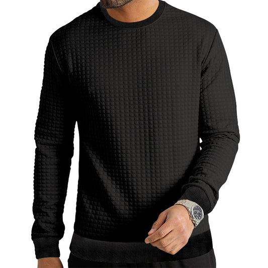 Men's Long-sleeved T-shirt Round Neck Sweater