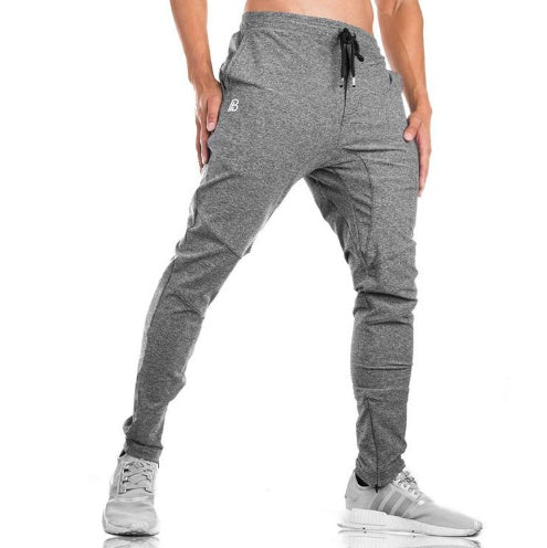 Men's Trousers Zipper Decoration Fitness Long