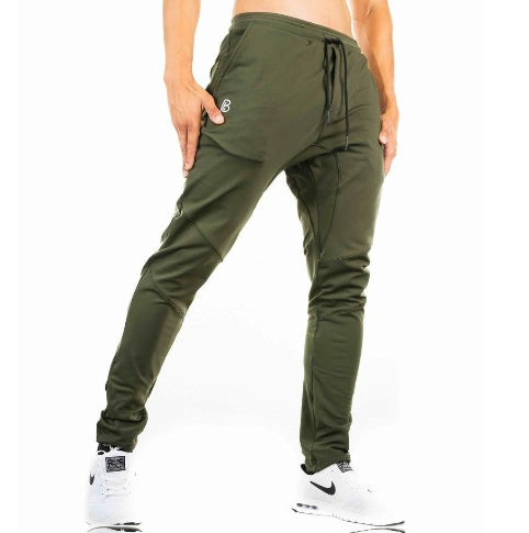 Men's Trousers Zipper Decoration Fitness Long