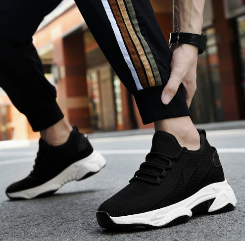 Spring And Autumn New Men's Shoes Cross-border Running Air Cushion Shoes Soft Bottom Casual Sneakers