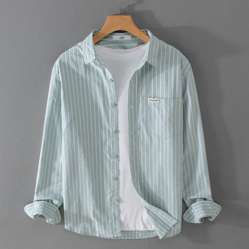 Striped Iron-Free Shirt