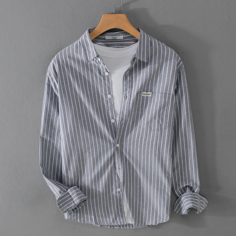 Striped Iron-Free Shirt