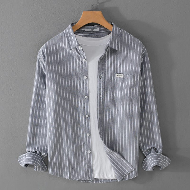 Striped Iron-Free Shirt