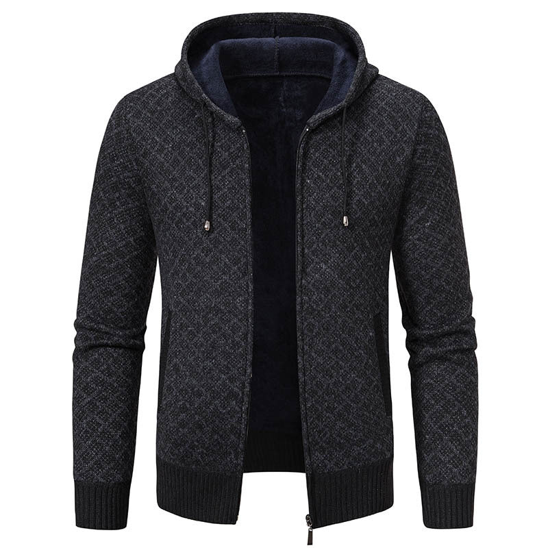 Men's Coat Hooded Slim Fit Short