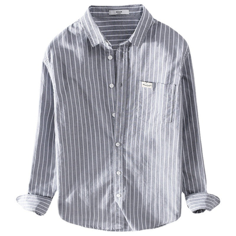 Striped Iron-Free Shirt